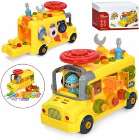 Конструктор на шурупах автобус кермо пискавка YL517