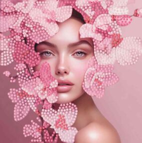 Алмазна мозаїка 18х18 ZAV1818-14 Ніжність "Strateg"