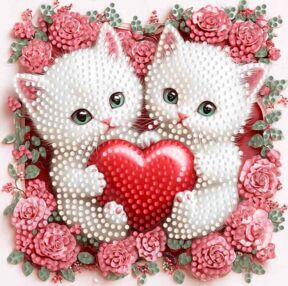 Алмазна мозаїка 18х18 ZAV1818-27 Мурлики "Strateg"