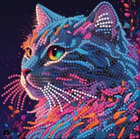 Алмазна мозаїка 18х18 ZAV1818-4 Вибух кольорів"Strateg"