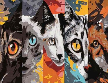 Розпис по номерах 30х40 SS1151 Погляд звіра "Strateg"