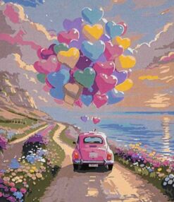 Розпис по номерах 30х40 SS1163 Романтика "Strateg"