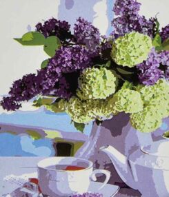 Розпис по номерах 30х40 SS1170 Ранковий бузок "Strateg"