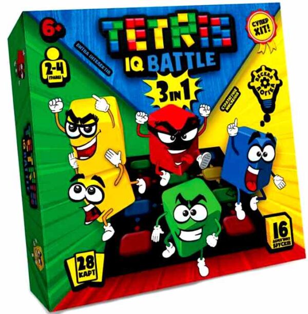 Гра Tetris IQ battle 3 in 1 розважальна Ціна (цена) 85.70грн. | придбати  купити (купить) Гра Tetris IQ battle 3 in 1 розважальна доставка по Украине, купить книгу, детские игрушки, компакт диски 0