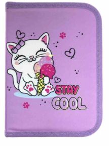 Пенал CLASS 1 відділення на блискавці Cool Kitten 25002C Пенал CLASS 1 відділення на блискавці Cool Kitten 25002C