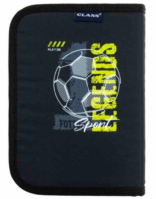 Пенал CLASS 1 відділення на блискавці Football 25008C Ціна (цена) 147.60грн. | придбати  купити (купить) Пенал CLASS 1 відділення на блискавці Football 25008C доставка по Украине, купить книгу, детские игрушки, компакт диски 1