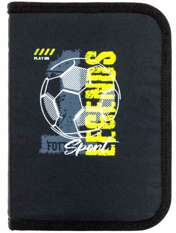 Пенал CLASS 1 відділення на блискавці Football 25008C Ціна (цена) 147.60грн. | придбати  купити (купить) Пенал CLASS 1 відділення на блискавці Football 25008C доставка по Украине, купить книгу, детские игрушки, компакт диски 0