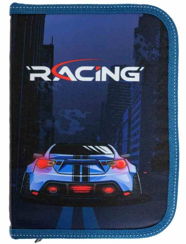 Пенал CLASS 1 відділення на блискавці Racing 25009C Ціна (цена) 147.60грн. | придбати  купити (купить) Пенал CLASS 1 відділення на блискавці Racing 25009C доставка по Украине, купить книгу, детские игрушки, компакт диски 0