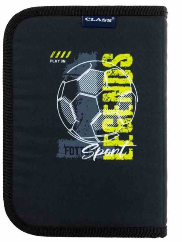 Пенал CLASS 1 відділення 2 відвороти на блискавці Football 25208C Ціна (цена) 211.80грн. | придбати  купити (купить) Пенал CLASS 1 відділення 2 відвороти на блискавці Football 25208C доставка по Украине, купить книгу, детские игрушки, компакт диски 1