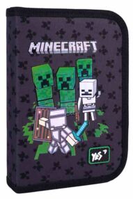 Пенал YES 533622 твердий одинарний з одним клапаном НР-03 Minecraft Team Пенал YES 533622 твердий одинарний з одним клапаном НР-03 Minecraft Team