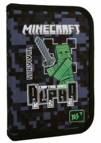 Пенал YES твердий одинарний без клапана НР-02 Minecraft Alpha 533655 Пенал YES твердий одинарний без клапана НР-02 Minecraft Alpha 533655