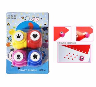 Діркопробивач фігурний 802-4 набір 4 шт