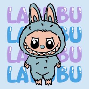 Розпис по номерах LABUBU 25х25 KHO1283 Він Лабубу "Ідейка" Розпис по номерах LABUBU 25х25 KHO1283 Він Лабубу "Ідейка"