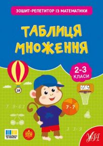 Зошит репетитор з математики Таблиця множення Зошит репетитор з математики Таблиця множення