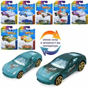 Машина металева міняє колір мікс видів 7999-1