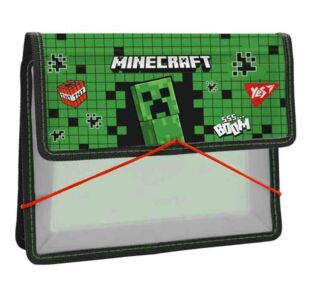 Папка В5 для зошитів пластикова на гумці Minecraft YES 492307 Папка В5 для зошитів пластикова на гумці Minecraft YES 492307