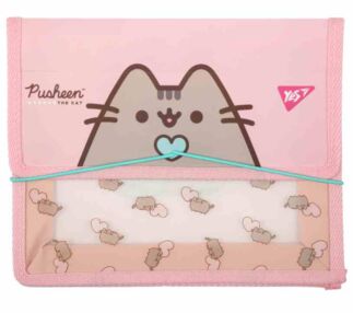 Папка В5 для зошитів пластикова на гумці Pusheen YES 492306