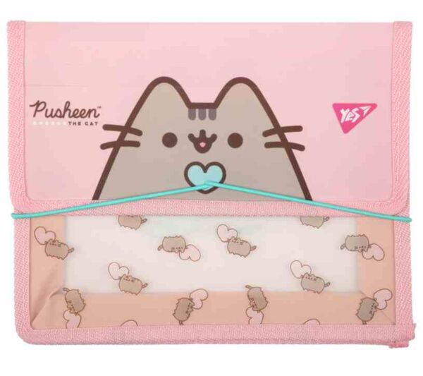 Папка В5 для зошитів пластикова на гумці 492306 Pusheen YES Ціна (цена) 115.50грн. | придбати  купити (купить) Папка В5 для зошитів пластикова на гумці 492306 Pusheen YES доставка по Украине, купить книгу, детские игрушки, компакт диски 0