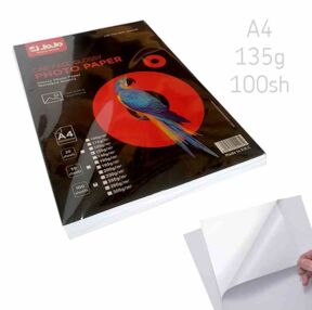 ФОТОПАПІР JoJo глянцевий А4 135 г/м 100 аркушів ФОТОПАПІР JoJo глянцевий А4 135 г/м 100 аркушів
