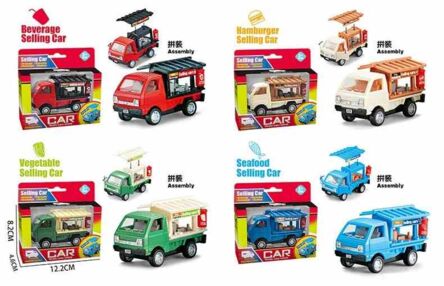 Машина металева 4 кольори 002