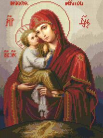 Алмазна мозаїка б/підрамн 30х40 ZAV3040-32 Богородиця "Strateg" Алмазна мозаїка б/підрамн 30х40 ZAV3040-32 Богородиця "Strateg"