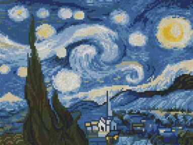 Алмазна мозаїка б/підрамн 30х40 ZAV3040-36 Зоряна ніч "Strateg" Алмазна мозаїка б/підрамн 30х40 ZAV3040-36 Зоряна ніч "Strateg"