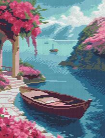 Алмазна мозаїка б/підрамн 30х40 ZAV3040-7 Весняний спокій "Strateg"