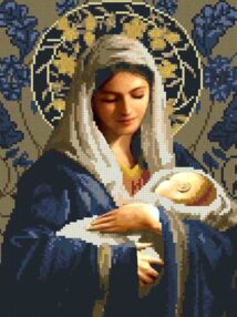 Алмазна мозаїка б/підрамн 30х40 ZAV3040-8 Народження "Strateg"