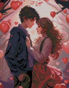 Алмазна мозаїка б/підрамн 40х50 ZAV4050-7 Почуття "Strateg"