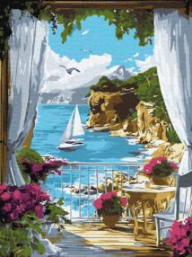 Розпис по номерах 30х40 КНО2798 Сонячна гавань "Ідейка"