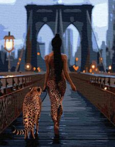 Розпис по номерах 40х50 КНО8537 Хижі дівчата "Ідейка"