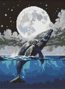 Алмазна мозаїка 30х40 АМО8233 Стрибок до небес "Ідейка"