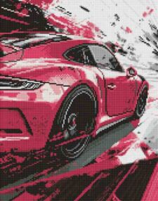 Алмазна мозаїка 40х50 АМО8251 Рожевий стиль "Ідейка"