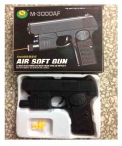Пістолет пластикові кулі лазер на батарейках 3000AF