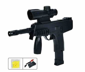 Автомат іграшковий на акумуляторі пластикові кулі лазер USB 999-21-BB