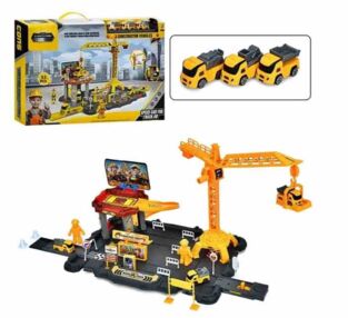 Гараж кран рухливі деталі запуск машини 3 штуки 55 деталей MH2026