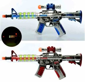 Автомат іграшковий 40 см світло звук на батарейках 8300 в асортименті