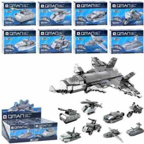 Конструктор 42201 військовий, транспорт від 53 деталей 8 видів