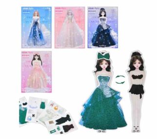 Набір для творчості гардероб магнітний 4 види 3454A-B-C-H