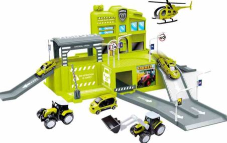 Парковка з фермерськими машинами СМ559-81