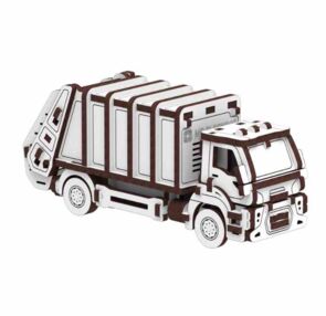 Сміттєвоз Механічна деревяна 3Д-модель 10802