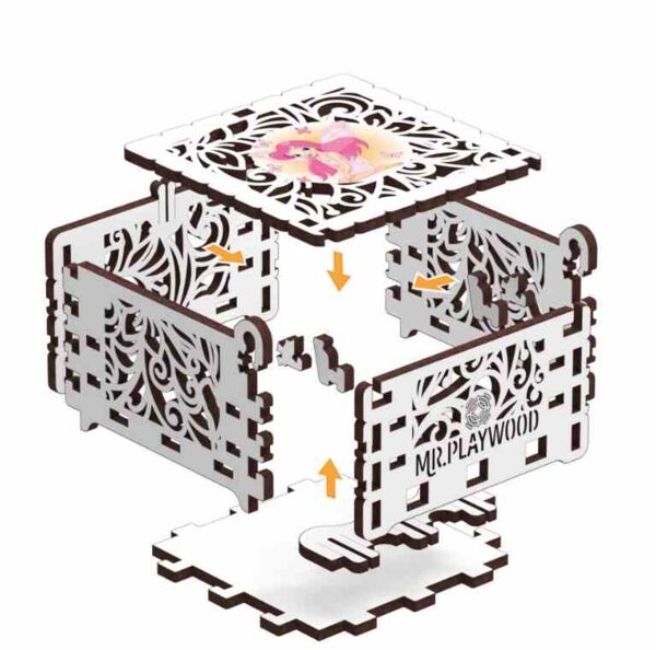 Шкатулка Казкова фея Механічна дерев'яна 3Д-модель 10806 Ціна (цена) 78.80грн. | придбати  купити (купить) Шкатулка Казкова фея Механічна дерев'яна 3Д-модель 10806 доставка по Украине, купить книгу, детские игрушки, компакт диски 1