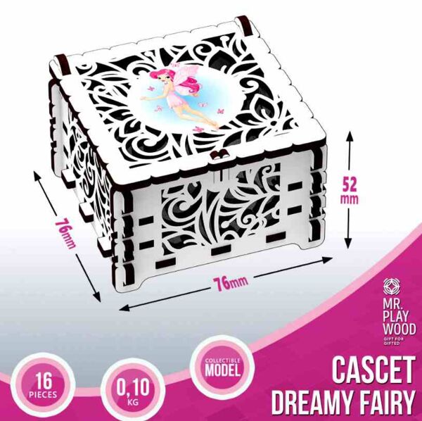 Шкатулка Казкова фея Механічна дерев'яна 3Д-модель 10806 Ціна (цена) 78.80грн. | придбати  купити (купить) Шкатулка Казкова фея Механічна дерев'яна 3Д-модель 10806 доставка по Украине, купить книгу, детские игрушки, компакт диски 4