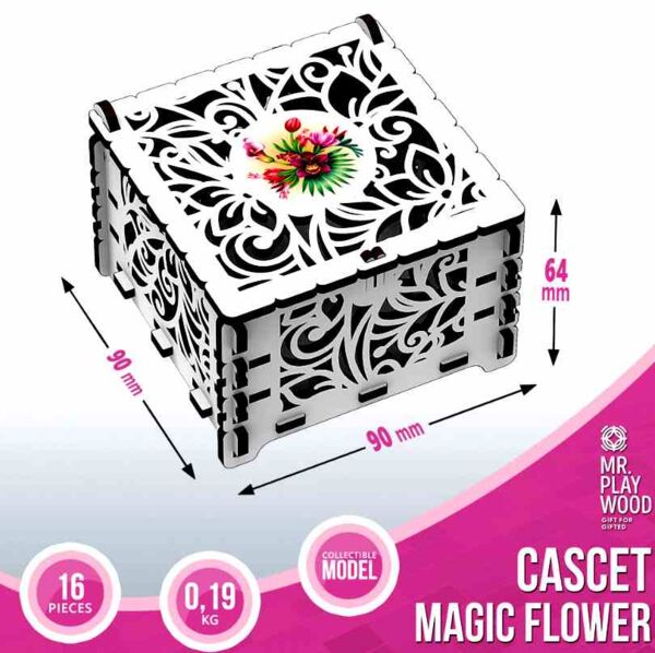 Шкатулка Чарівна квітка механічна деревяна 3Д-модель 10801 Ціна (цена) 118.10грн. | придбати  купити (купить) Шкатулка Чарівна квітка механічна деревяна 3Д-модель 10801 доставка по Украине, купить книгу, детские игрушки, компакт диски 4