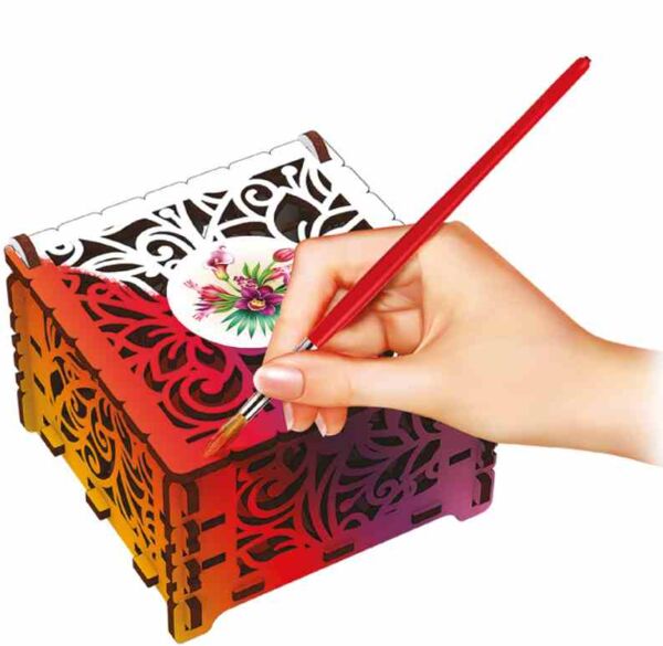 Шкатулка Чарівна квітка механічна деревяна 3Д-модель 10801 Ціна (цена) 118.10грн. | придбати  купити (купить) Шкатулка Чарівна квітка механічна деревяна 3Д-модель 10801 доставка по Украине, купить книгу, детские игрушки, компакт диски 2