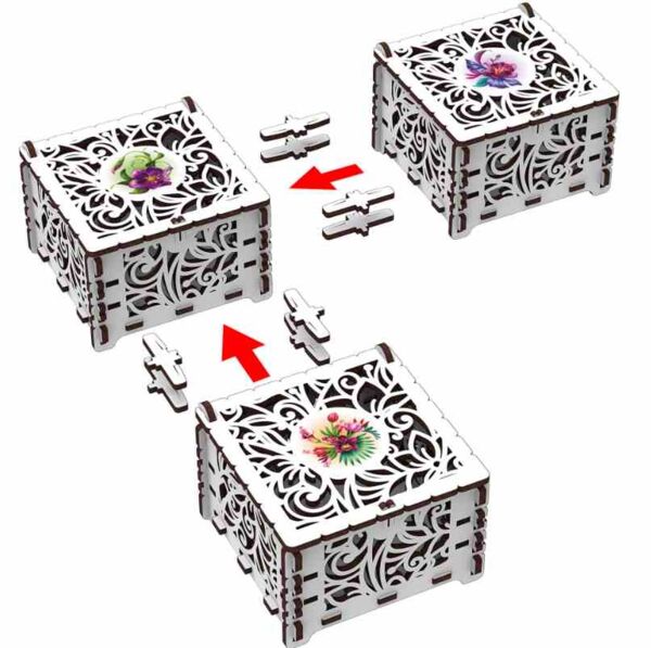 Шкатулка Чарівна квітка механічна деревяна 3Д-модель 10801 Ціна (цена) 118.10грн. | придбати  купити (купить) Шкатулка Чарівна квітка механічна деревяна 3Д-модель 10801 доставка по Украине, купить книгу, детские игрушки, компакт диски 3