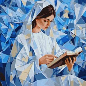 Розпис по номерах 40х40 КНО8570 Тихе чтиво "Ідейка"