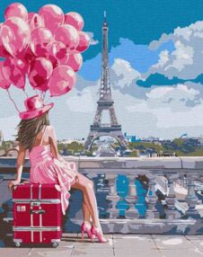 Розпис по номерах 40х50 КНО8476 Улюблене місто "Ідейка"