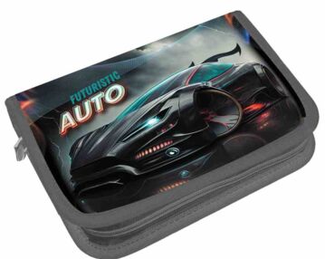 Пенал Leader 931258 2 відв "Авто" 21х13,5х4см Пенал Leader 931258 2 відв "Авто" 21х13,5х4см