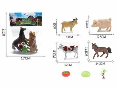 Тварини домашні 2 види мікс 2 штуки 1369D-2